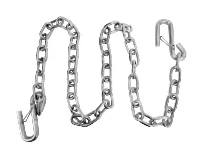 11011-7 – ATTWOOD MARI Trailer Safety Chain, Class II 51 Inch Length With Spring Clips Zinc Plated Steel SAE Approved...